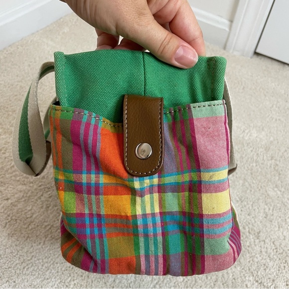 Tommy Hilfiger Plaid Handbag Y2K Preppy Colorful - Picture 13 of 17